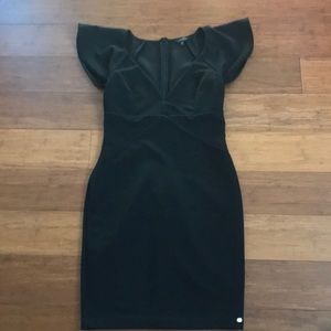 black cocktail dress